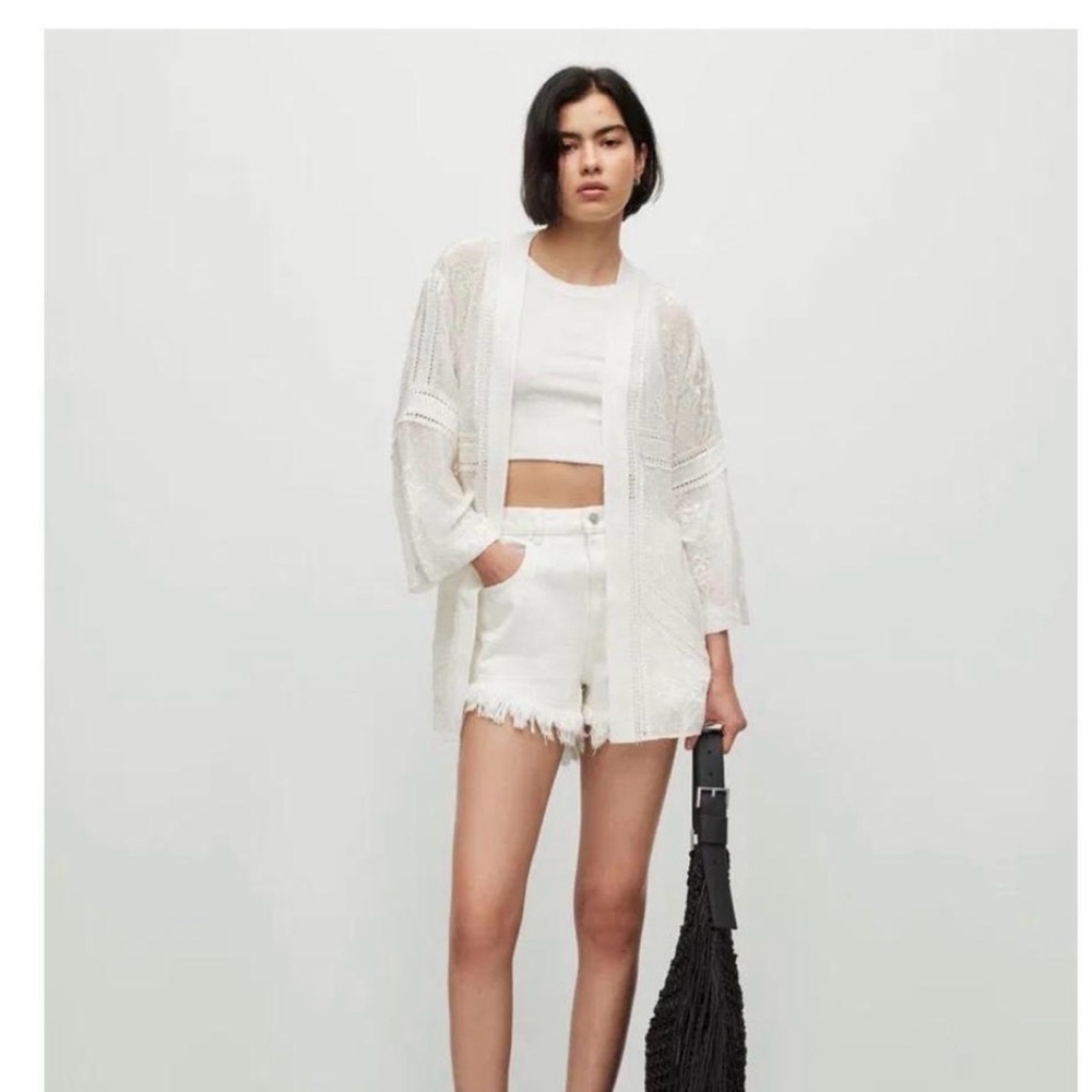 All Saints white kimono